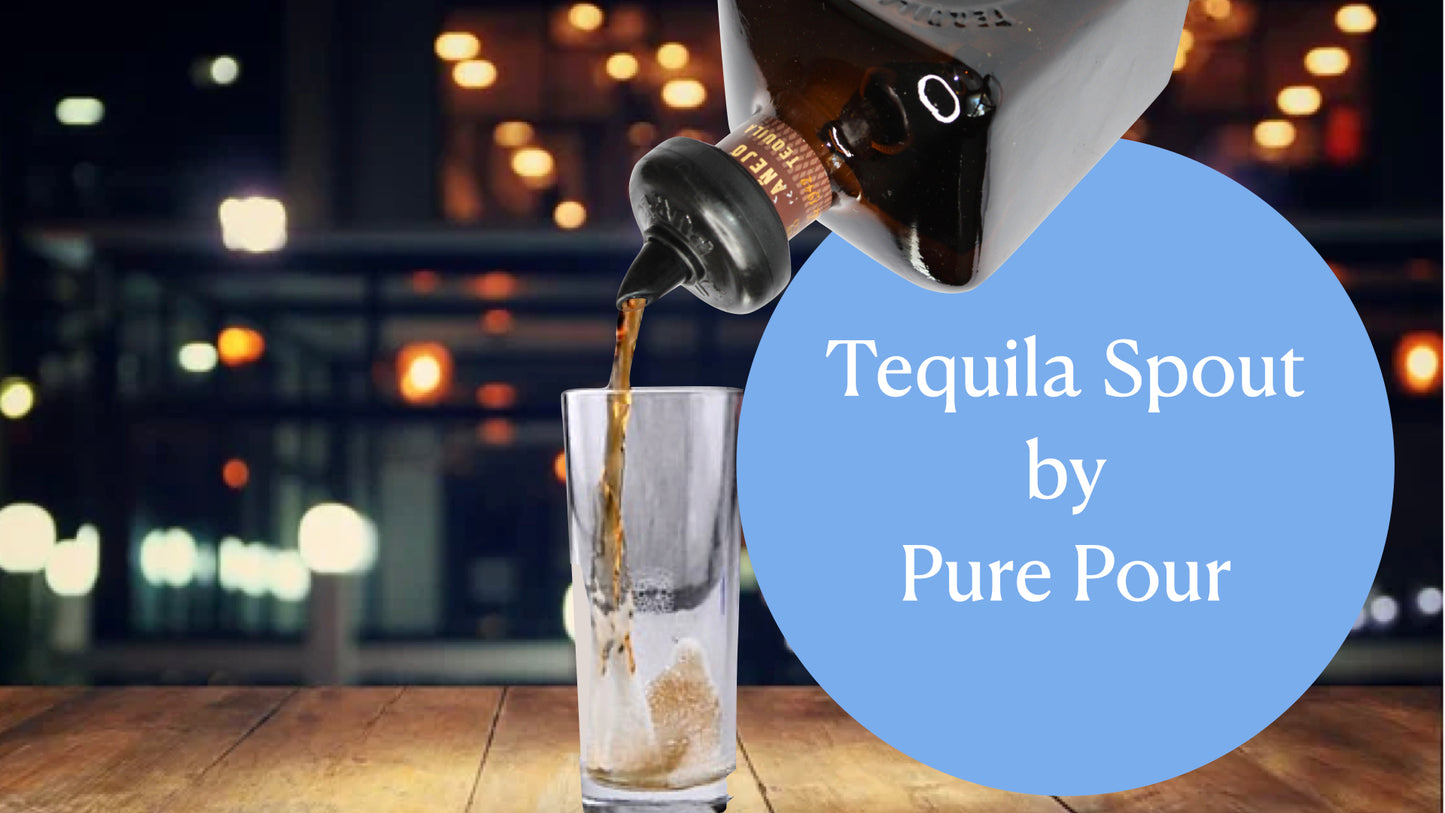Case of 12 Pure Pour Tequila Spots with Covers