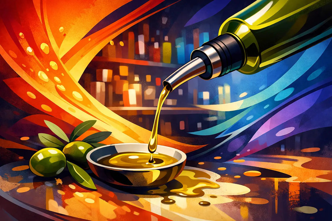 Olive Oil Bottle Pour Spout That Stops Messes