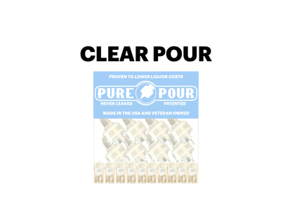 10 Pack of Clear Pour Spout