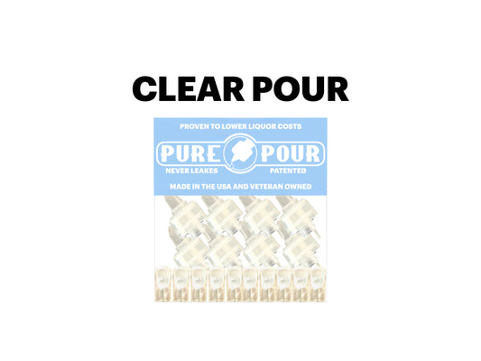 10 Pack of Clear Pour Spout